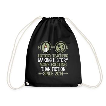 Professeur d’histoire depuis 2024 Funny Historical Teache - Sac de sport léger - noir - Devant