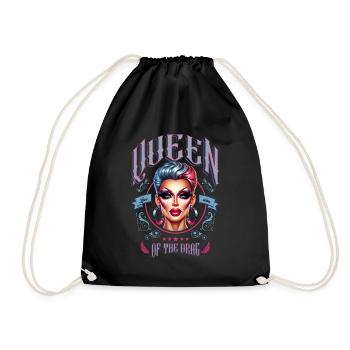 Fierté LGBTQ+ Reine du drag - Sac de sport léger - noir - Devant