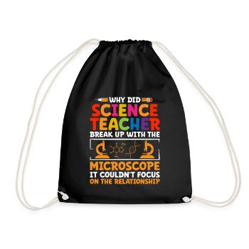 Professeur de sciences Professeur d’école Biologie Chimie P - Sac de sport léger - noir - Devant