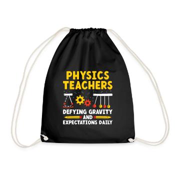 Professeur de sciences Professeur d’école Biologie Chimie P - Sac de sport léger - noir - Devant