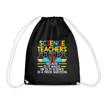 Professeur de sciences Professeur d’école Biologie Chimie P - Sac de sport léger - noir - Devant