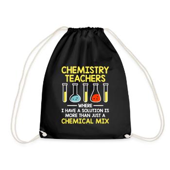 Professeur de sciences Professeur d’école Biologie Chimie P - Sac de sport léger - noir - Devant