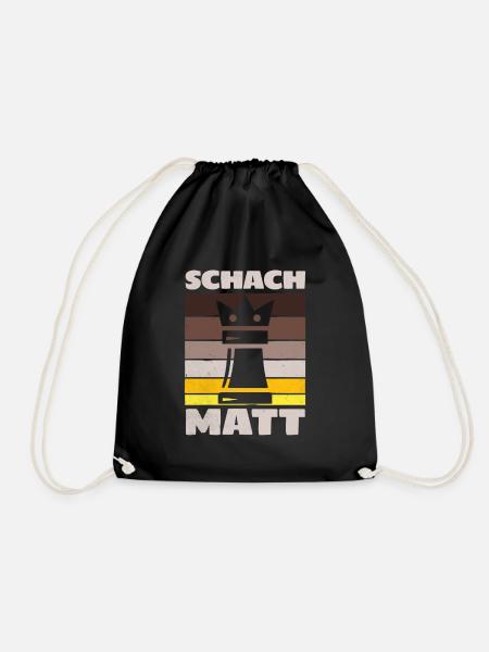 Chess Mate Viking Chess Outdoor Game - Drawstring Bag - black