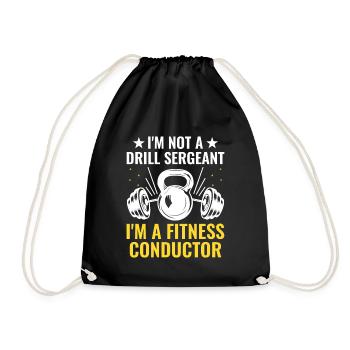 Physical Education Teacher PE Teachers School Spor - Drawstring Bag - black - Front