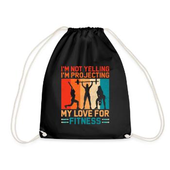Physical Education Teacher PE Teachers School Spor - Drawstring Bag - black - Front