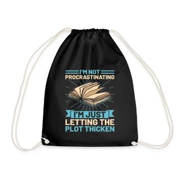 Literature Teacher School Teacher Funny Teachers S - Drawstring Bag - black - Front