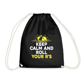 Foreign Language Teacher School Languages Teachers - Drawstring Bag - black - Front