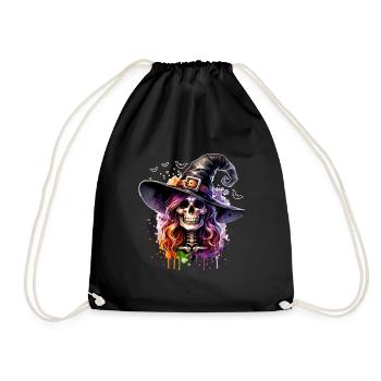 In a world full of princesses, be a witch - Drawstring Bag - black - Front
