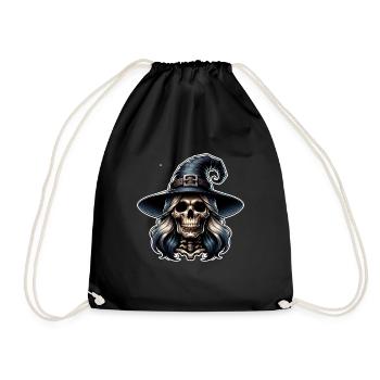 In a world full of princesses, be a witch - Drawstring Bag - black - Front