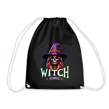 In a world full of princesses, be a witch - Drawstring Bag - black - Front