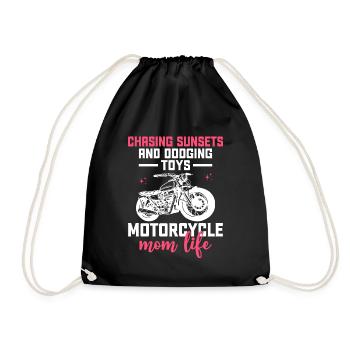 À la poursuite des couchers de soleil et à l’esquive des jouets Moto Mom Li - Sac de sport léger - noir - Devant