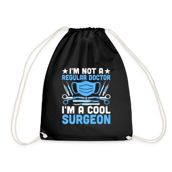 Je ne suis pas un médecin ordinaire Je suis un chirurgien cool - Sac de sport léger - noir - Devant