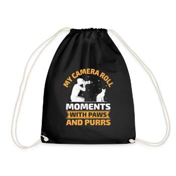 Chat Photographes Chat Amoureux Des Chats Photo - Sac de sport léger - noir - Devant