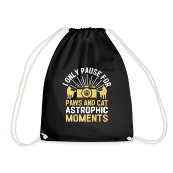 Chat Photographes Chat Amoureux Des Chats Photo - Sac de sport léger - noir - Devant