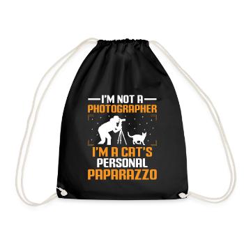 Chat Photographes Chat Amoureux Des Chats Photo - Sac de sport léger - noir - Devant
