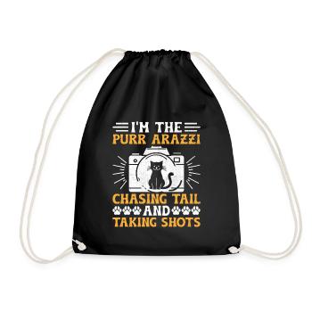 Chat Photographes Chat Amoureux Des Chats Photo - Sac de sport léger - noir - Devant