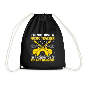 Je ne suis pas seulement un professeur de musique, je suis un chef d’orchestre Musique - Sac de sport léger - noir - Devant
