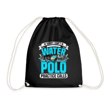 Désolé, je ne peux pas l’entraînement de water-polo appelle Aquatic Po - Sac de sport léger - noir - Devant