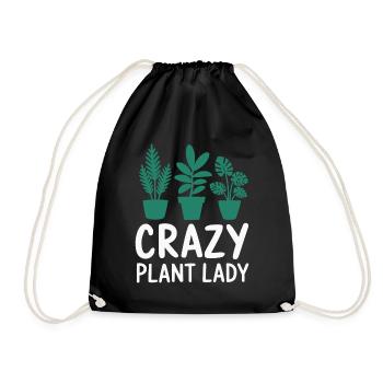 Jardinier Jardinage Plantes de jardin - Sac de sport léger - noir - Devant