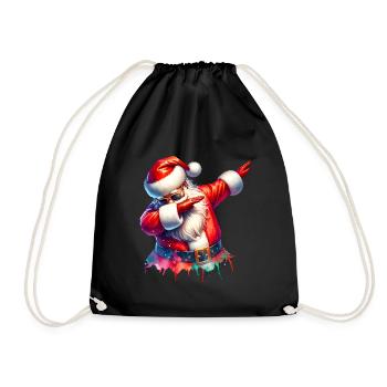 Ho Ho Ho Joyeux Noël, Équipe du Père Noël - Sac de sport léger - noir - Devant