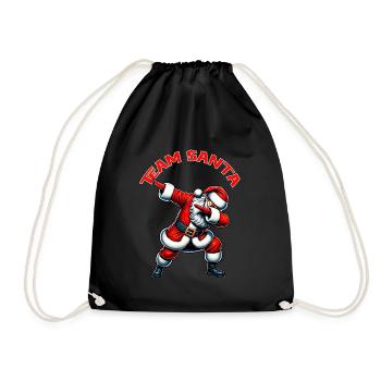 Ho Ho Ho Joyeux Noël, Équipe du Père Noël - Sac de sport léger - noir - Devant