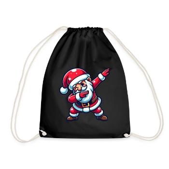 Ho Ho Ho Joyeux Noël, Équipe du Père Noël - Sac de sport léger - noir - Devant