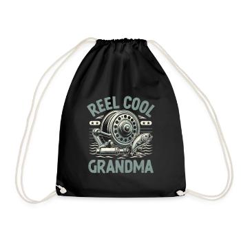 Moulinet Cool Grandma Bass Pêche Pêcheur Pêcheur An - Sac de sport léger - noir - Devant