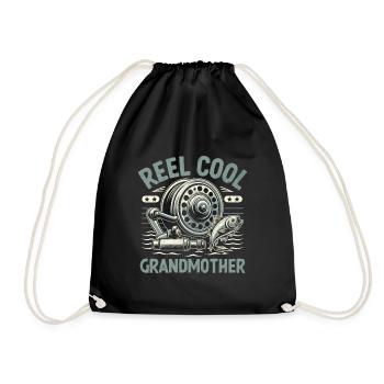 Moulinet Cool Grand-mère Pêche à l’achigan Pêcheur Fisherma - Sac de sport léger - noir - Devant