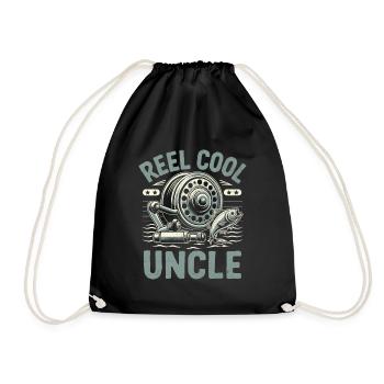 Moulinet Cool Uncle Fishing Angler Pêcheur Pêcheurs - Sac de sport léger - noir - Devant