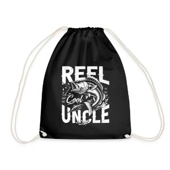 Moulinet Cool Uncle Fishing Angler Pêcheur Pêcheurs - Sac de sport léger - noir - Devant