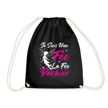 Je Suis Une Fee La Fee Pachier Humour - Sac de sport léger - noir - Devant