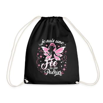 Je Suis Une Fée La Fée Pachier - Sac de sport léger - noir - Devant