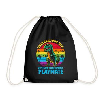 Unclesaurus Rex Ultimatives prähistorisches Playmate Dino - Turnbeutel - Schwarz - Vorne