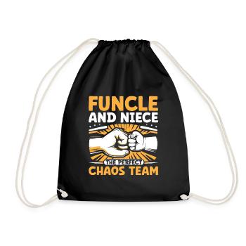 Funcle And Niece The Perfect Chaos Team Uncle Fami - Sac de sport léger - noir - Devant