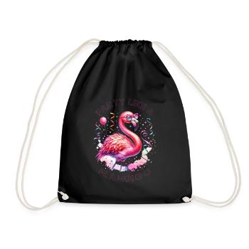 Kölle Alaaf Party like a flamingo atmosphere - Drawstring Bag - black - Front