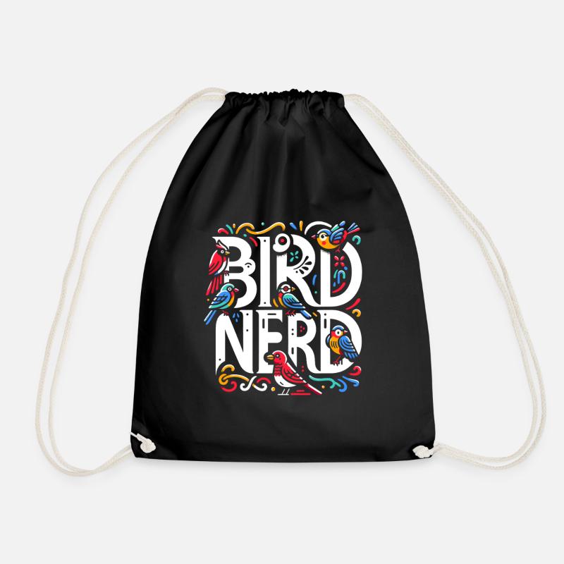 Bird Nerd Birdwatching Birder Birds Birdwatcher - Sac de sport léger - noir