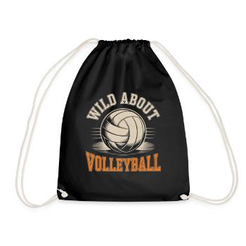 Passionnés de volley-ball Joueurs de volley-ball - Sac de sport léger - noir - Devant