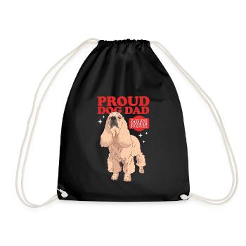 Cocker américain Spaniel Dad Gift - Sac de sport léger - noir - Devant