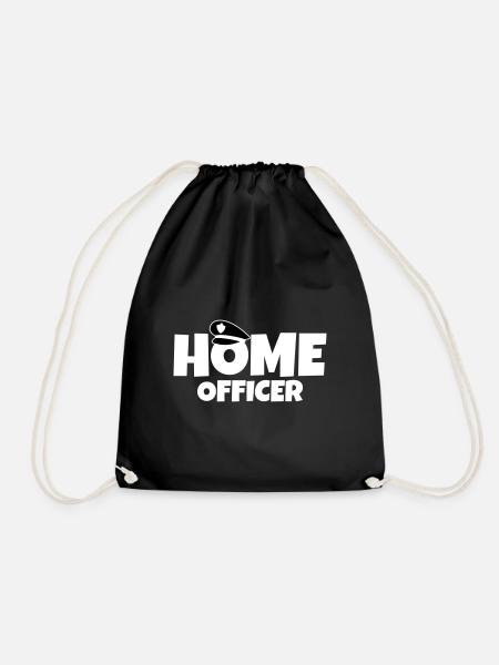 Home Officer - Turnbeutel - Schwarz