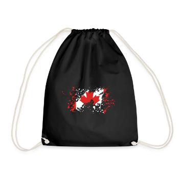 Blob drapeau canada - Sac de sport léger - noir - Devant