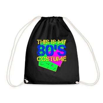 C'est mon costume des années 80 - Sac de sport léger - noir - Devant