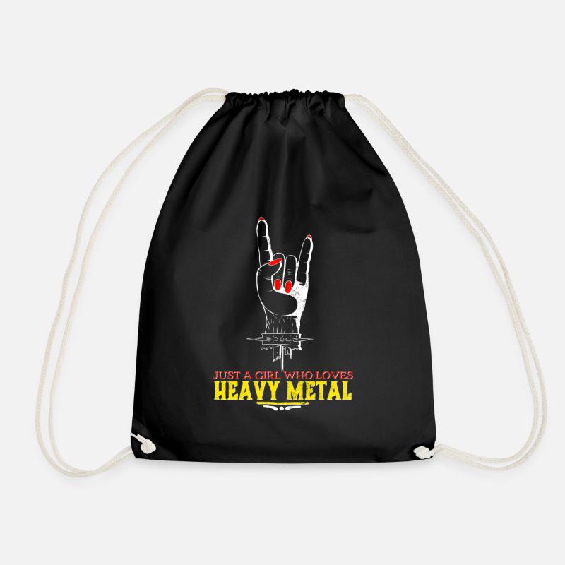 Heavy Metal - Turnbeutel - Schwarz