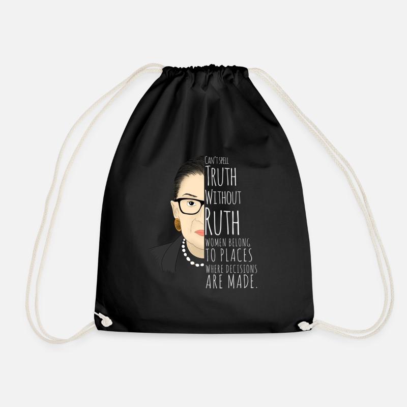 Ruth Bader Ginsburg - Turnbeutel - Schwarz