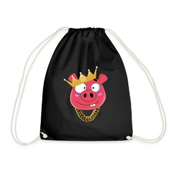Happy New Year 2023 Shirt Year Of The Pig T-Shirt - Drawstring Bag - black - Front