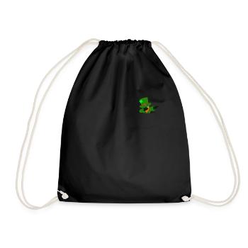 St. Patrick's Day - Drawstring Bag - black - Front