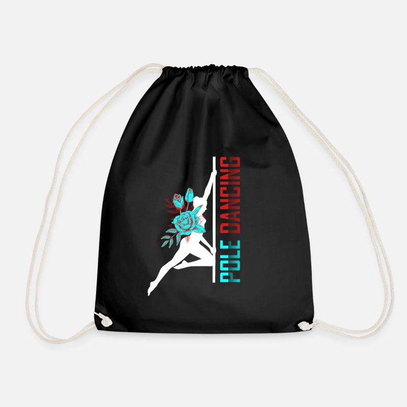 POLE DANCE - Drawstring Bag - black