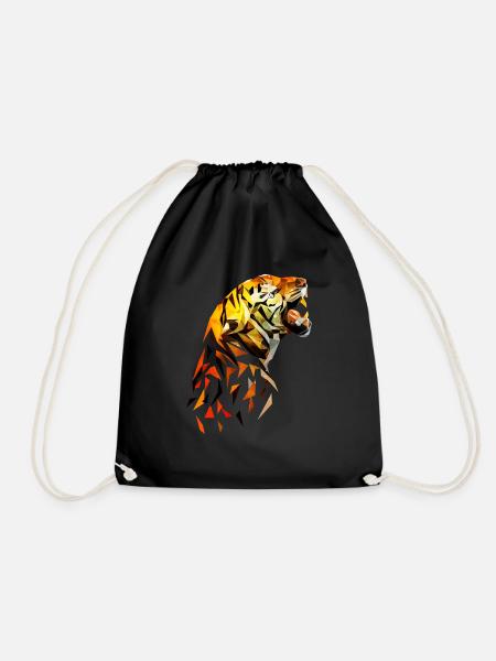 Tiger - Turnbeutel - Schwarz