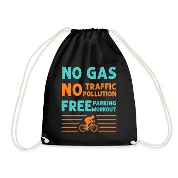 vélo - Sac de sport léger - noir - Devant
