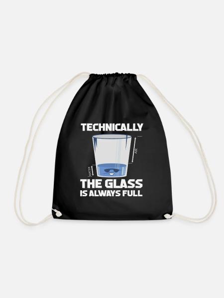 Lustig Sprüche Wissenschaft Physik Lehrer Geschenk - Turnbeutel - Schwarz