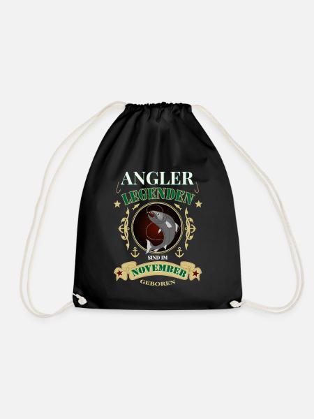Angler Legenden - Turnbeutel - Schwarz